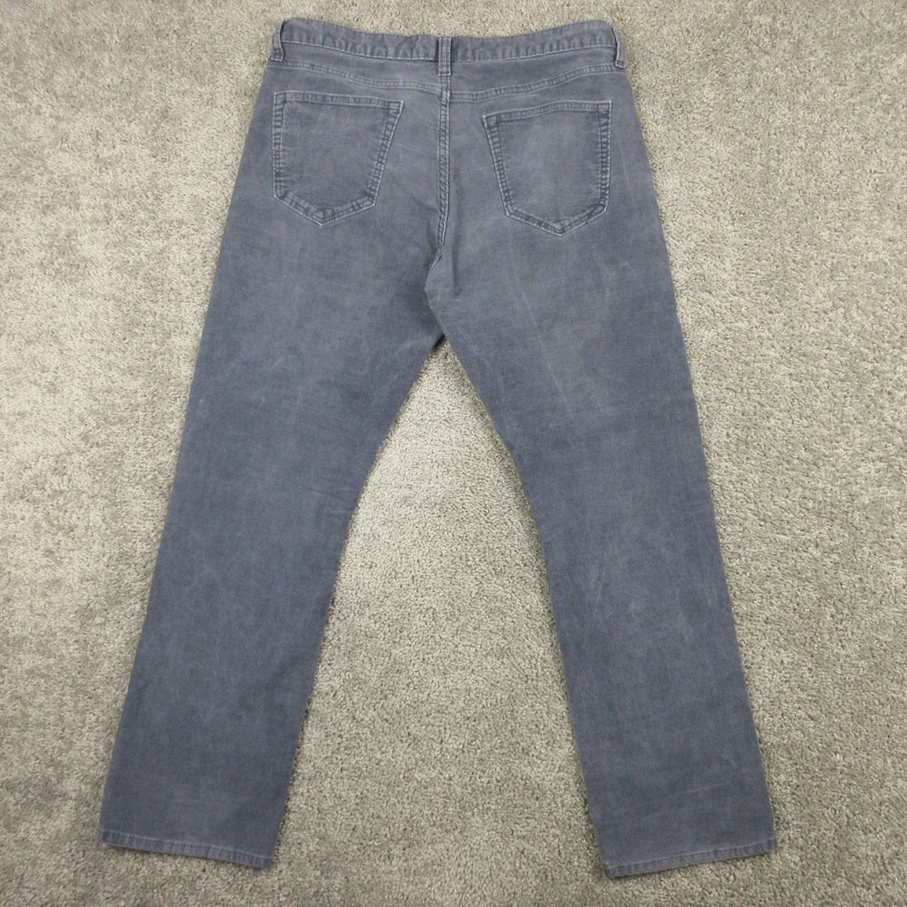 Banana Republic Pants Mens 33x30 Blue Gray Vintage Straight Faded Corduroy